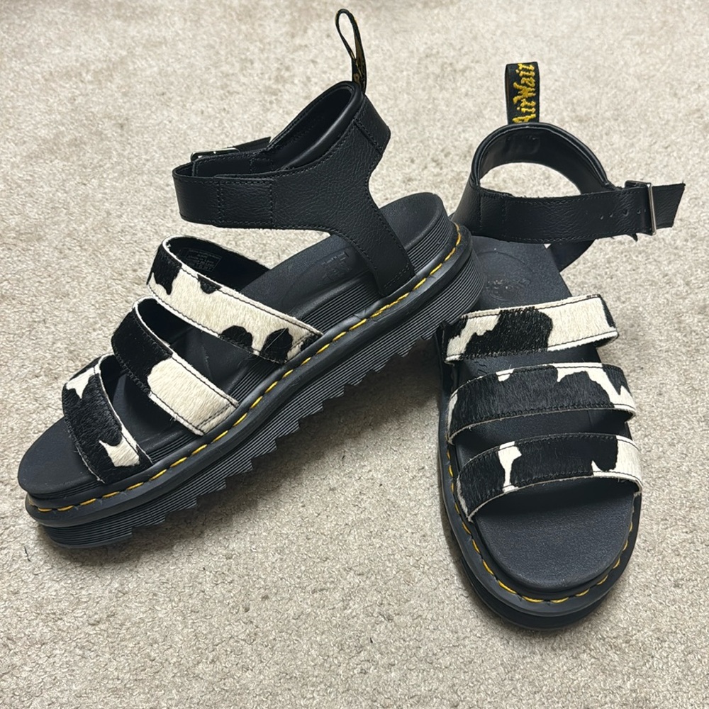 Dr martens airwair Blaire Genuine Calf Hair Sandal